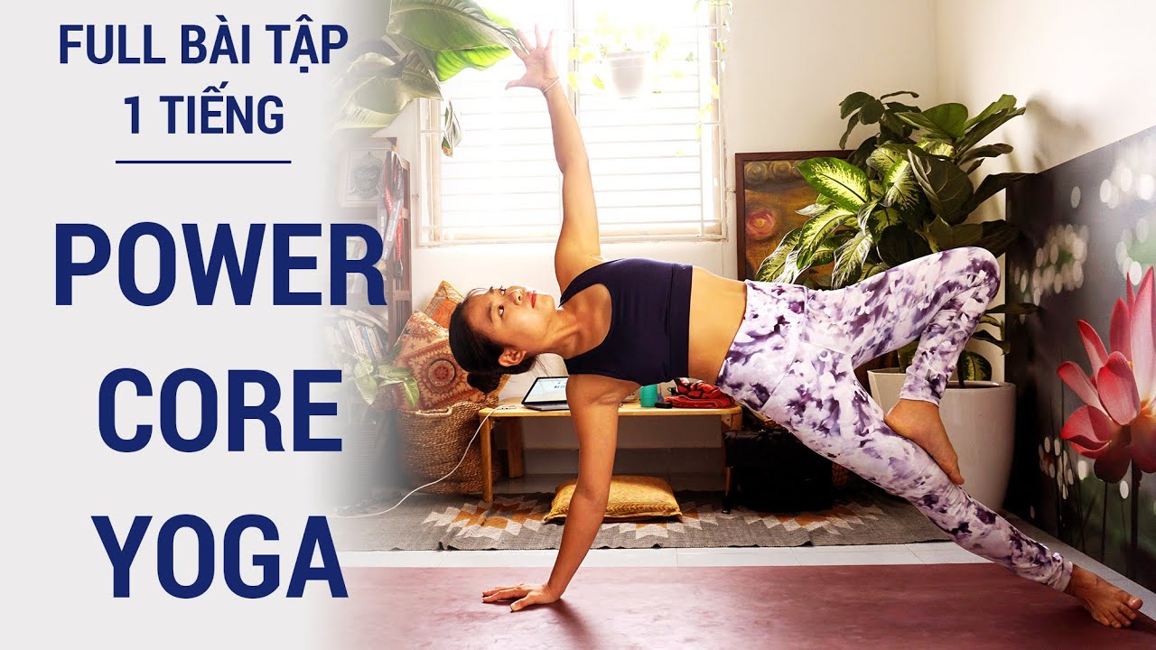 1 Tiếng POWER CORE YOGA | giảm cân, giảm mỡ toàn thân, săn chắc bụng đùi cánh tay | Yogi Mom