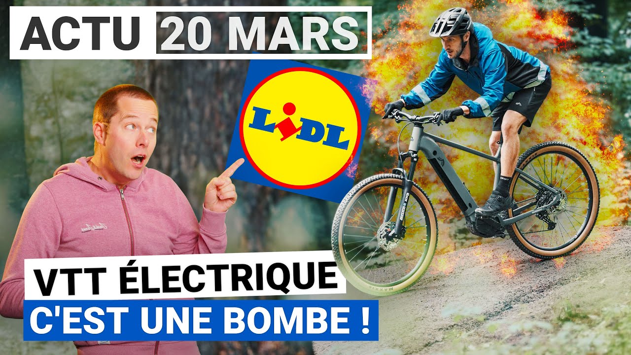 Le VTT &eacute;lectrique de Lidl est une bombe !