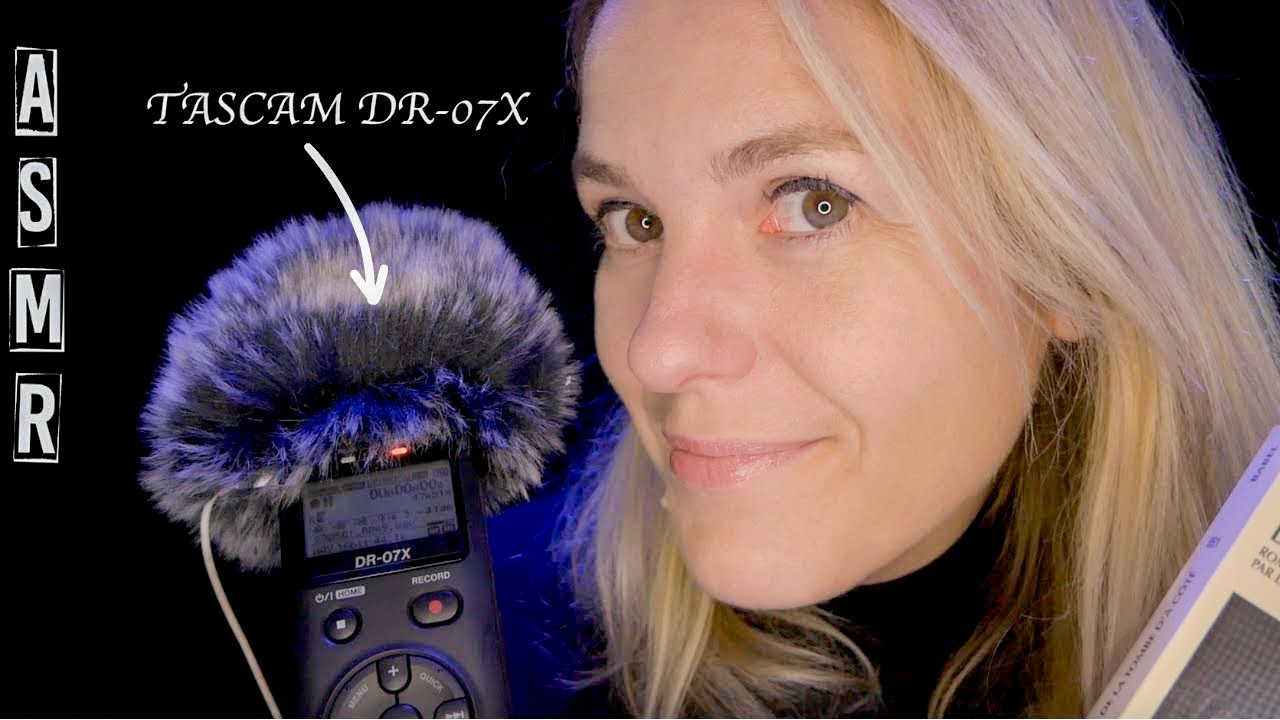 ASMR FR 🎤 Le Tascam DR-07X est de sorti pour une lecture chuchotée ! 📚