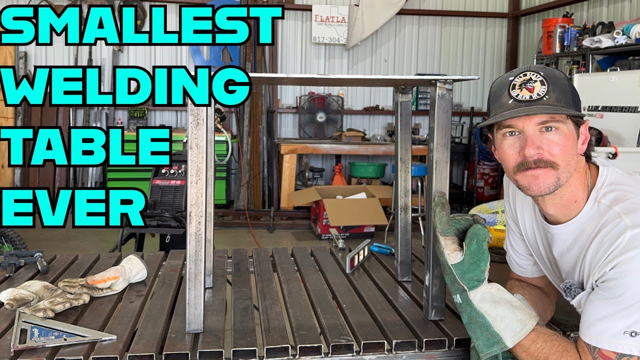 I Built the Worlds Smallest Welding Table. For FREE.