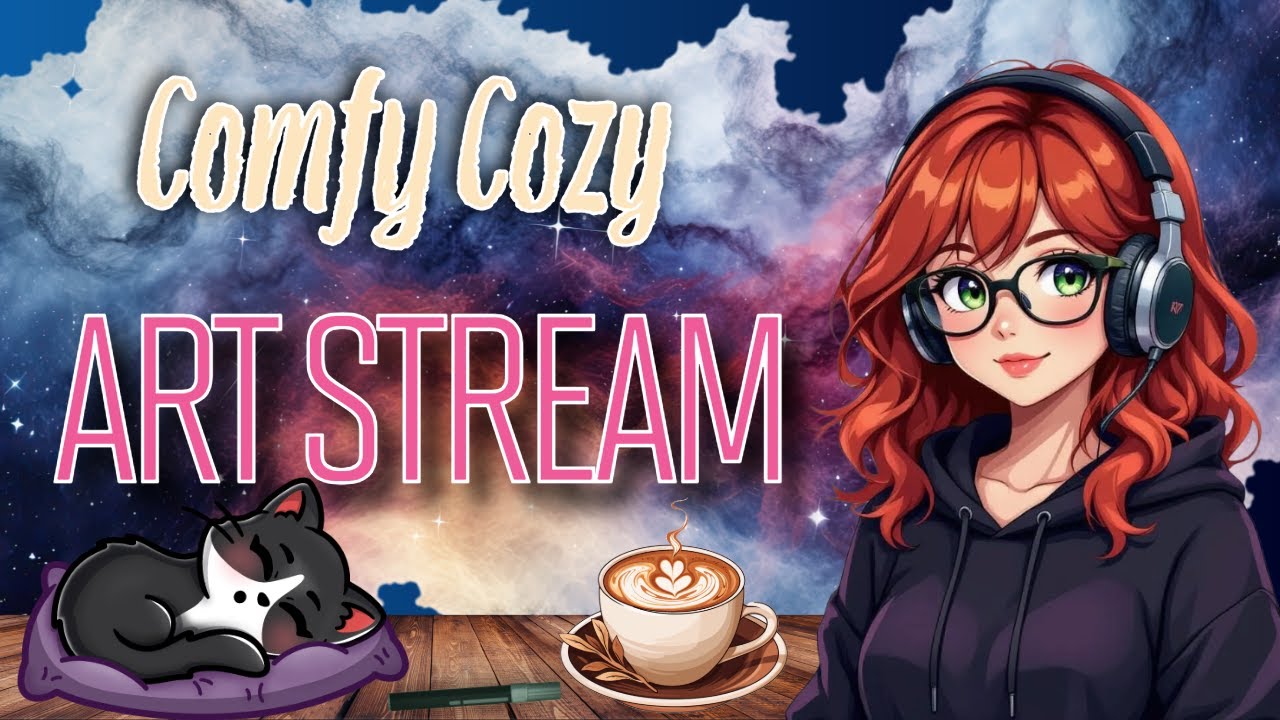 🔴 LIVE: MONDAY NIGHT ART STREAM! 🎨 Come chill with me!