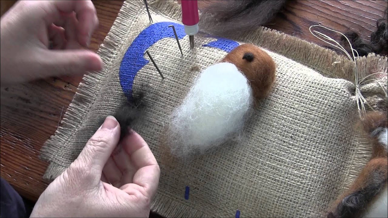 Needle Felted Owl Ornament