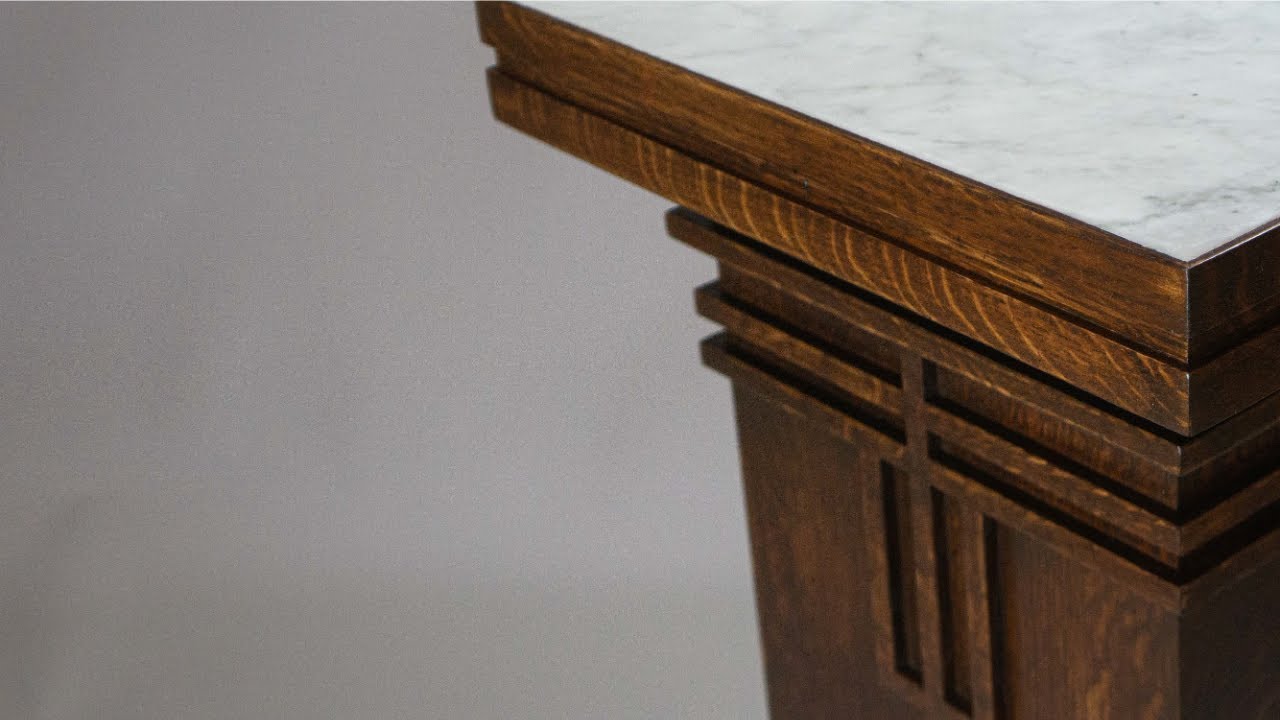 Italian Marble and Oak