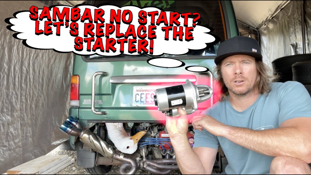 Replacing A Worn Starter In Your Subaru Sambar Kei Truck OR Van KS3 KS4 KV3 KV4 #kei