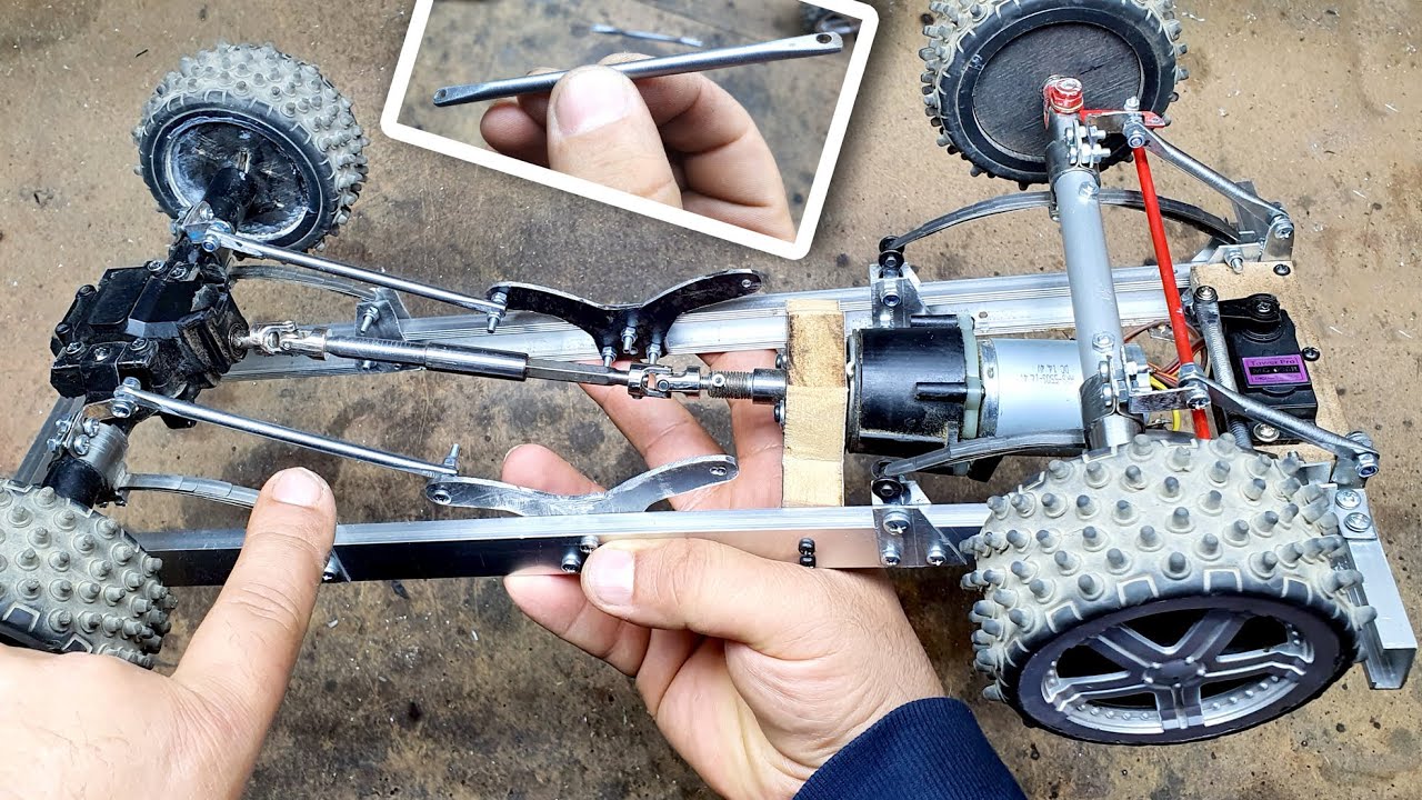 DIY - Metal RC Axle Link - Rod End (Cheap and Useful) - Metal araba aks rot milleri yapımı...