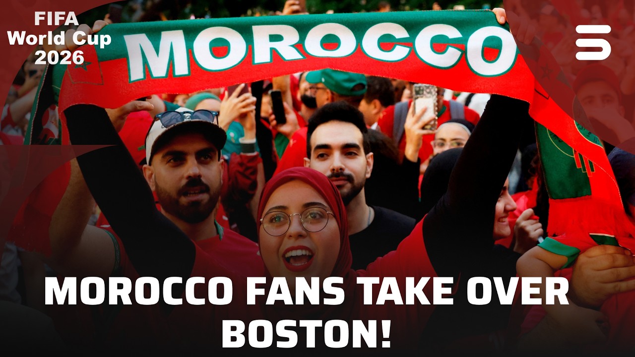 Hundreds Of Morocco Fans Celebrate In Boston | World Cup 2026 | ZO1A