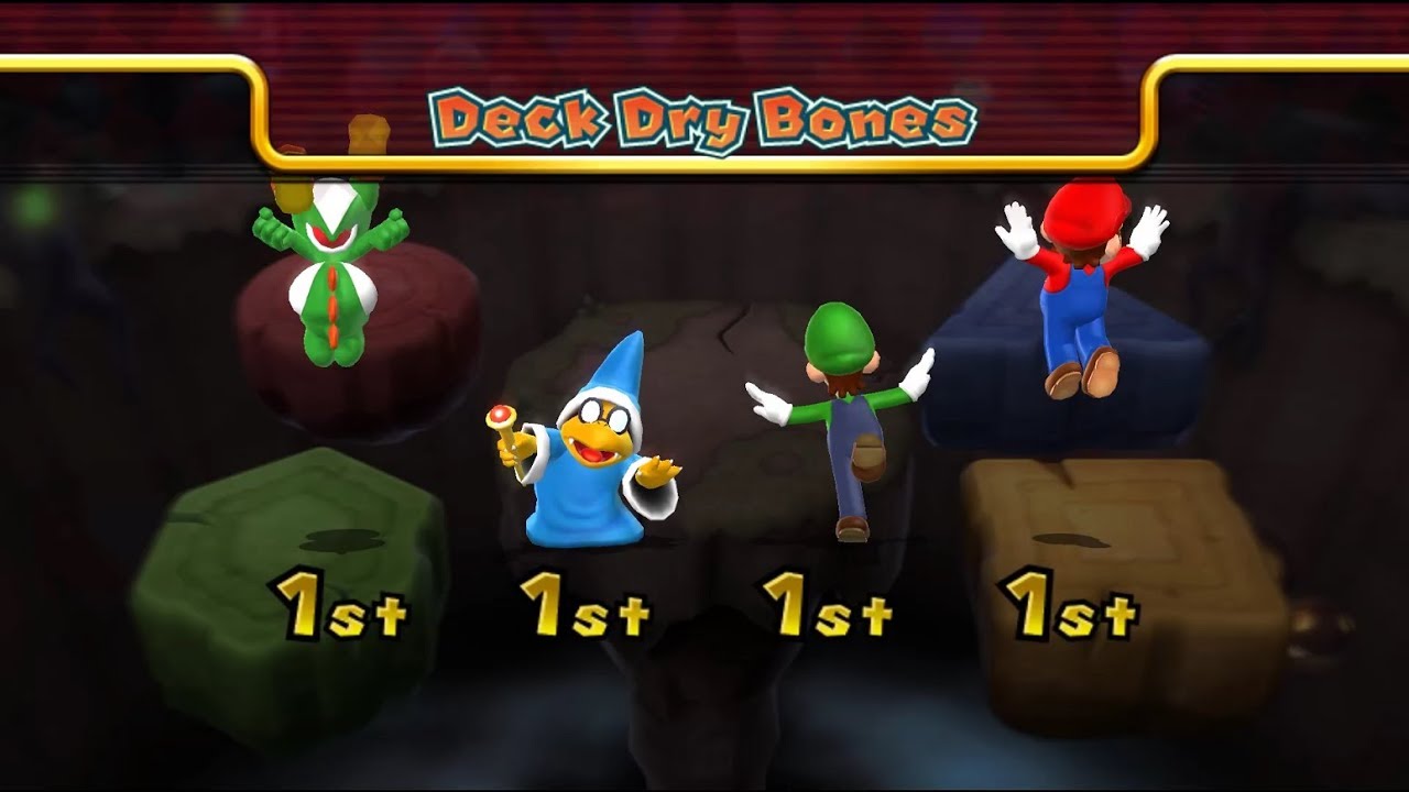 Mario Party 9 - Boss Rush All Boss Battles - Mario vs Kamek vs Yooshi vs Luigi | Mario Gaming