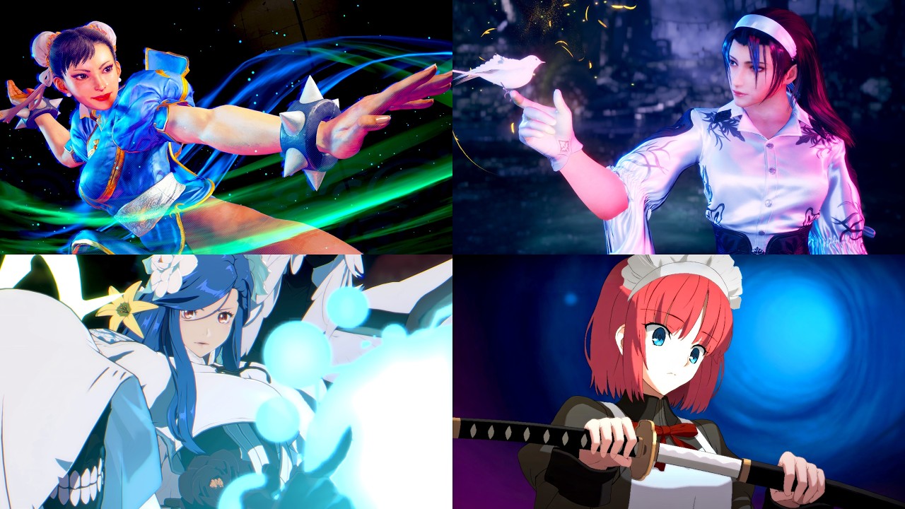 Best Girls Super Moves in Fighting Games Compilation