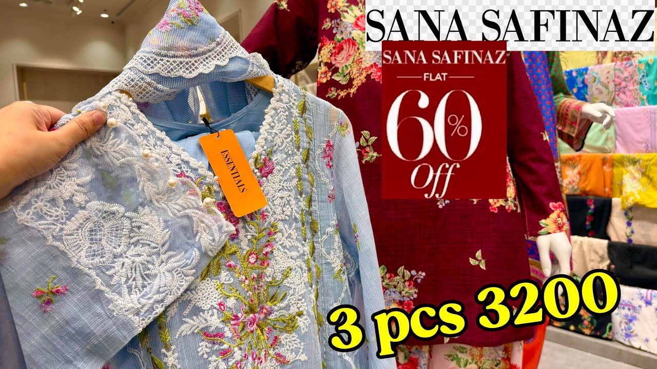 Sana Safinaz Flat 60%Off Sale😱Sana Safinaz Summer Pret Sale 2026😍Sana safinaz sale Today 