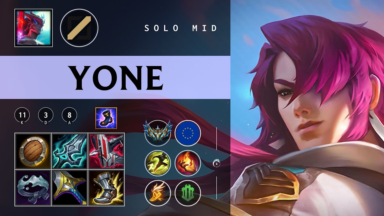 Yone Mid vs Ekko - EUW Challenger Patch 26.07