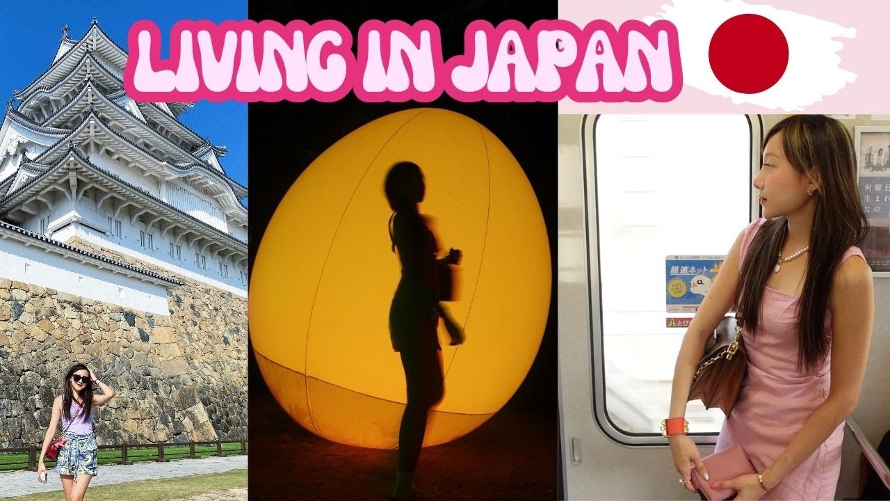Living in Japan🇯🇵 kobe harborland, himeji castle, teamlab botanical garden