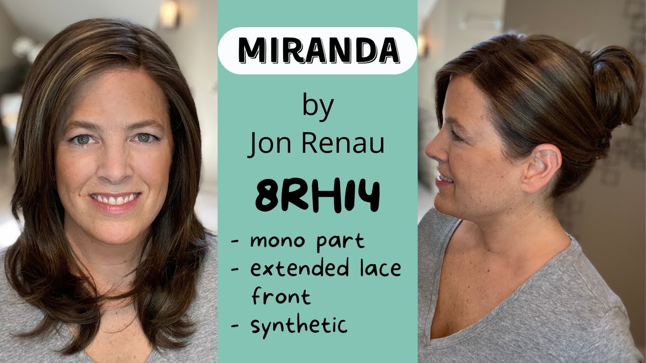 Miranda by Jon Renau in 8RH14 Mousse Cake (Hot Cocoa), Wig Review, Color Details, & Styling Options
