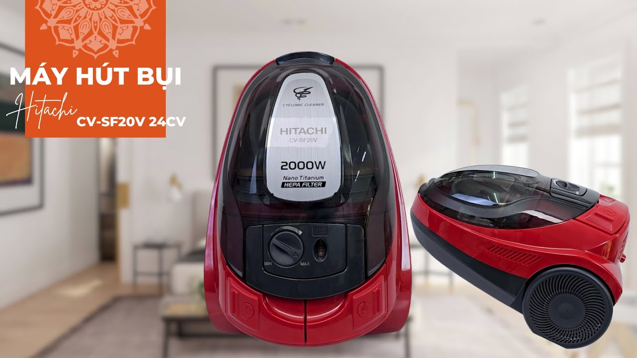 Máy hút bụi dạng hộp Hitachi CV-SF20V 24CV BRE