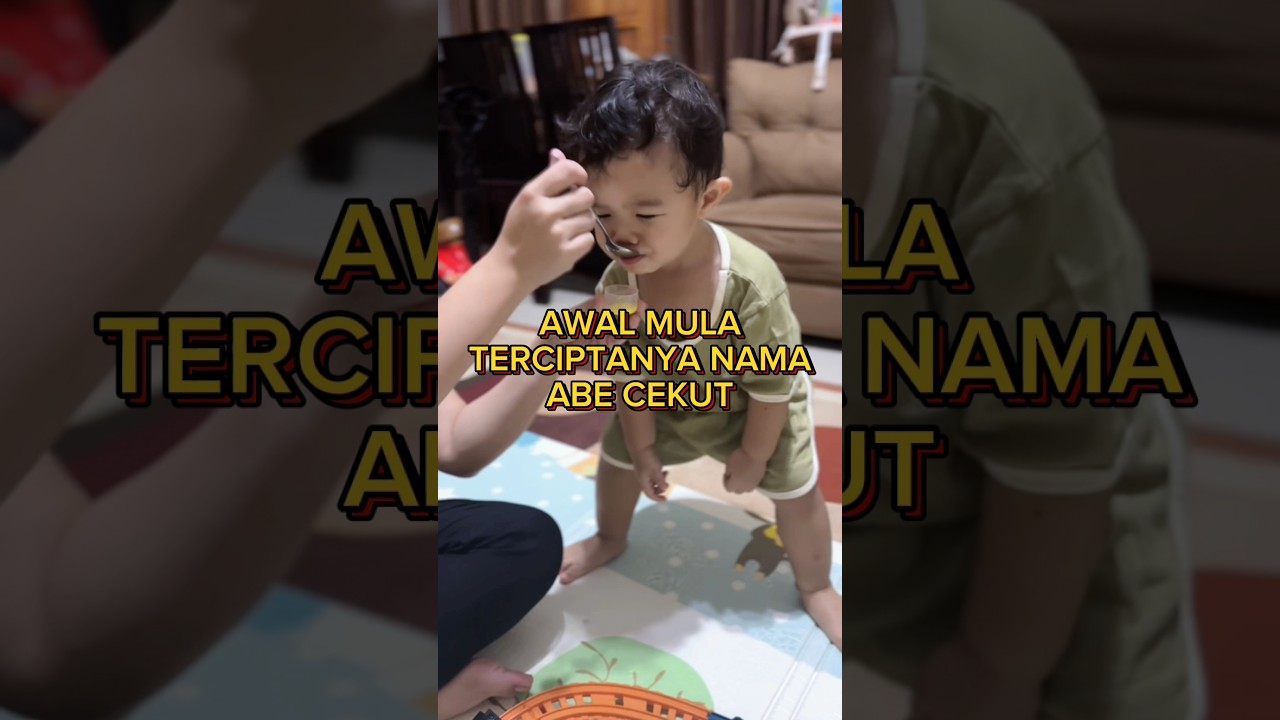 AWAL MULA NAMA ABE CEKUT 😄 #abecekut #abelucu #abevlogs #bayikece #bayilucu #anakkecilimut #funny