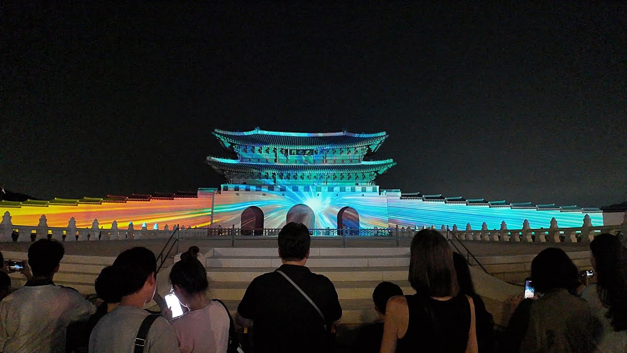 광복 80주년 광화문 빛축제 | Gwanghwamun Light Festival to Commemorate the 80th Anniversary of Liberation | 4K