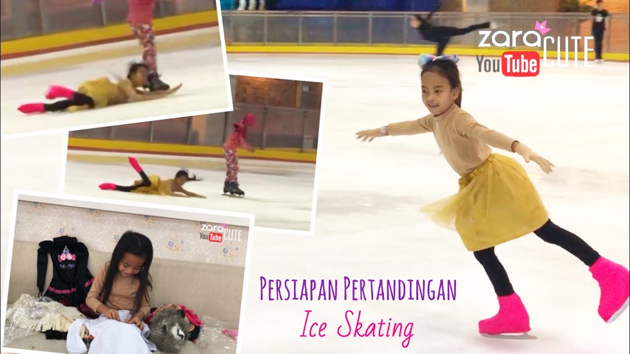 Persiapan Zara Cute untuk Pertandingan Ice Skating Pertamanya | Latihan dan Belanja