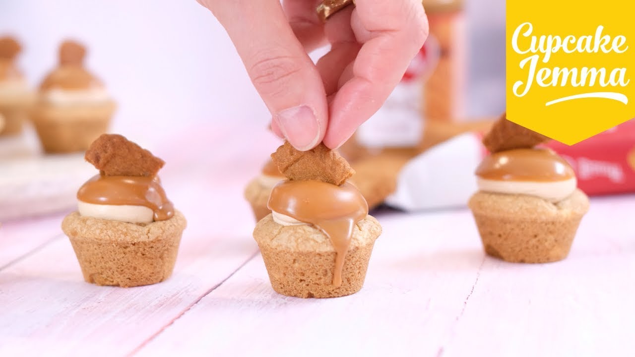 How to Make Biscoff Cookie Cups - Recipe & Tutorial | Cupcake Jemma