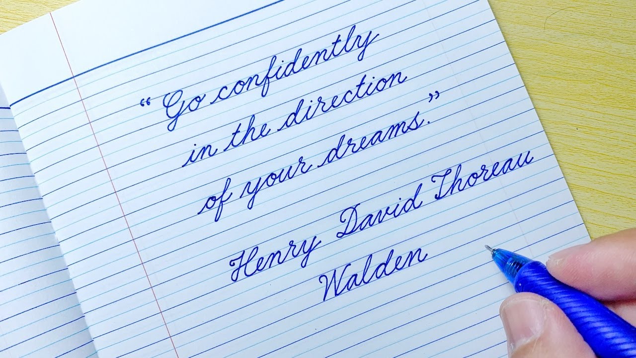 Vol. 01 Cursive Writing Practice Through Famous Quotes from Classic English Literature