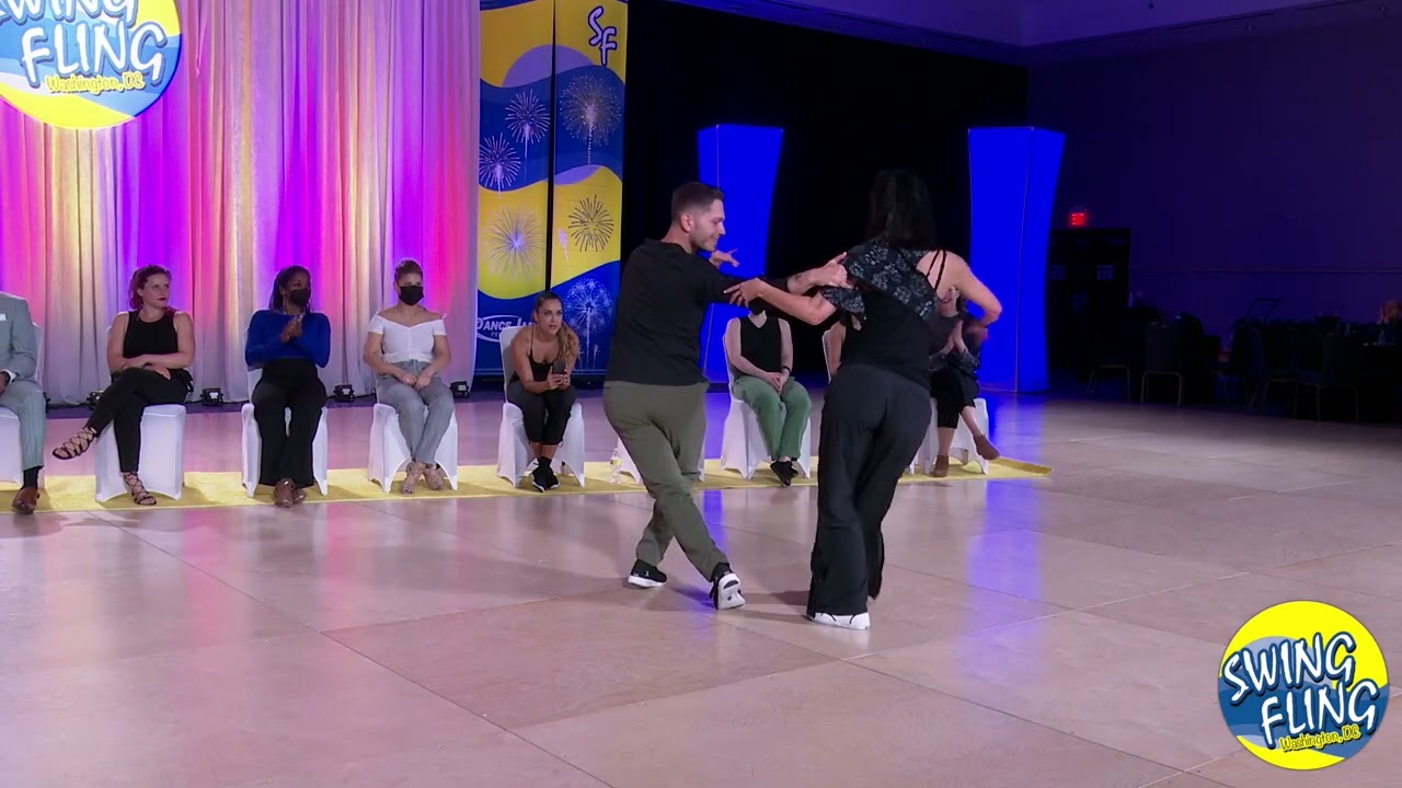 Swing Fling 2022 Invitational Jack & Jill Thibault Ramirez & Susan Kirklin