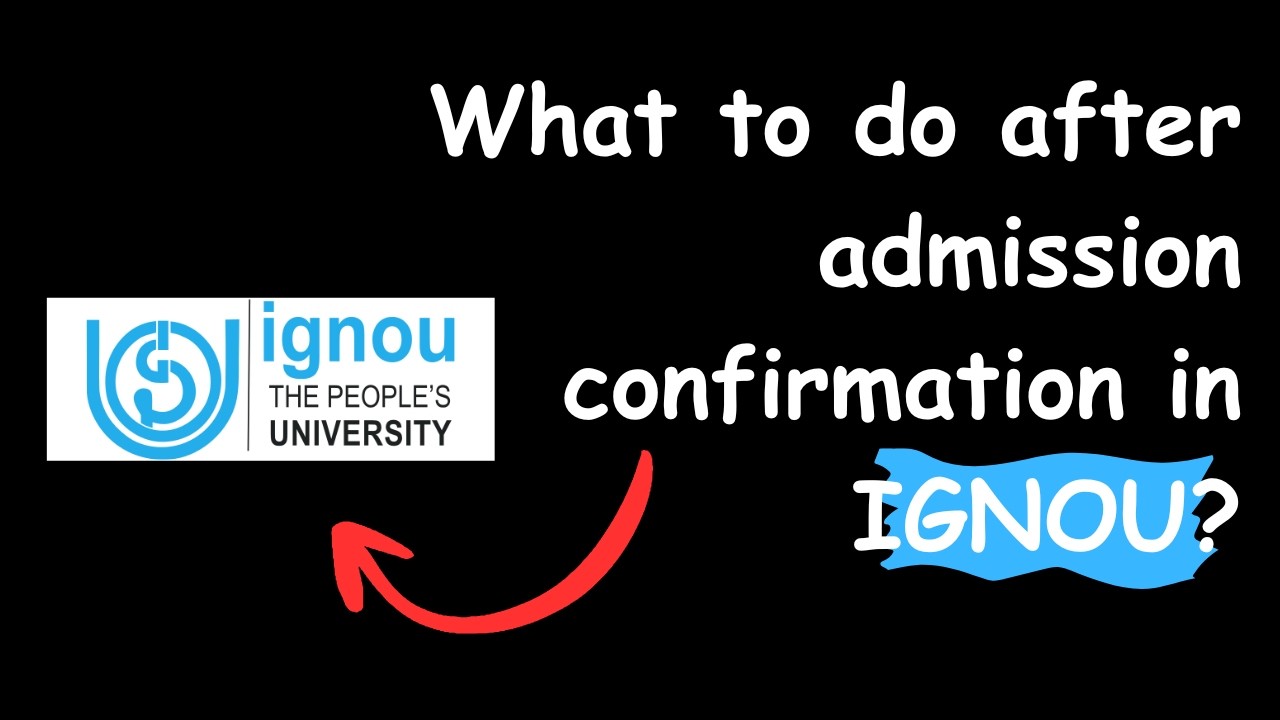 What to do after Admission confirmation in IGNOU? | Student portal login, ABC id etc...