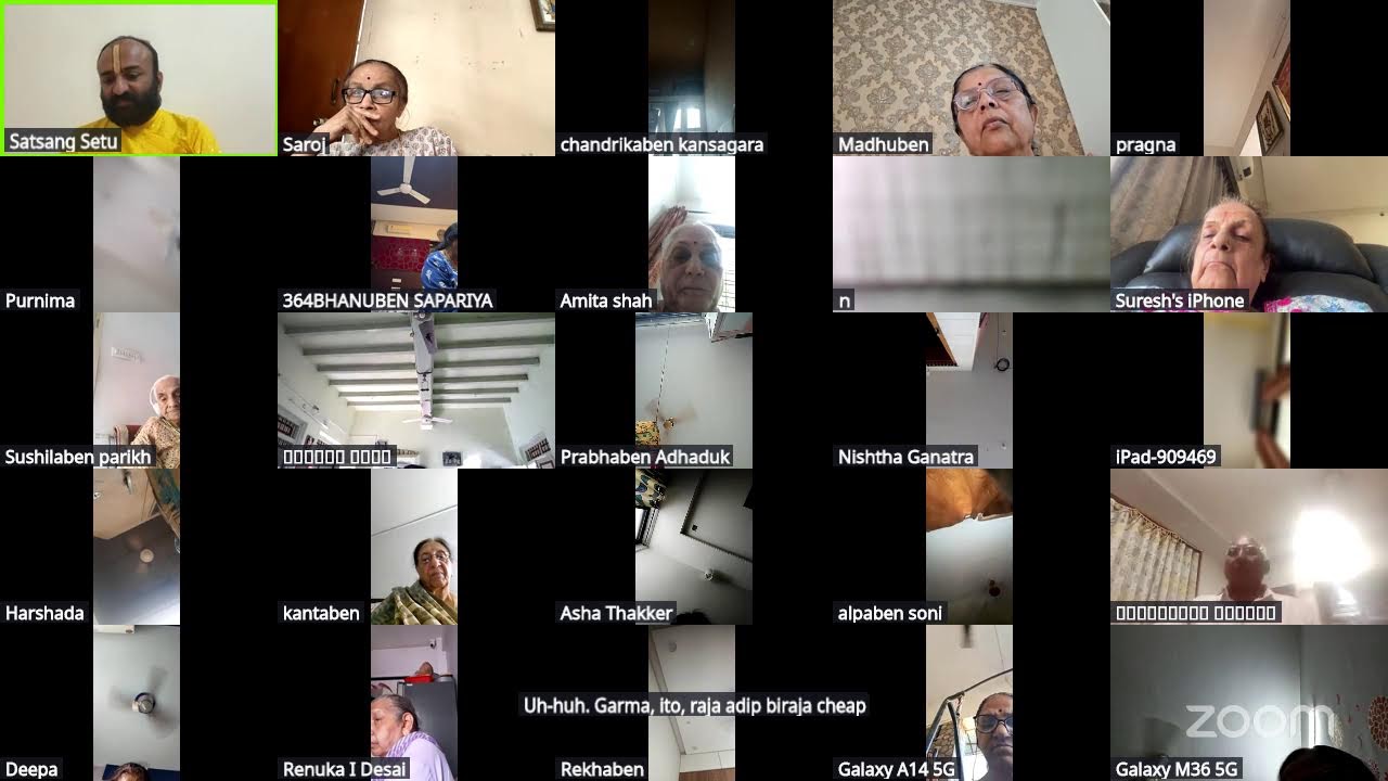 Satsang setu india monday class(SrimadBhagavatChintan)