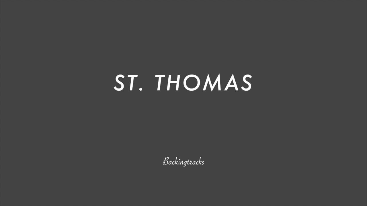 ST THOMAS chord progression - Backing Track (no piano)