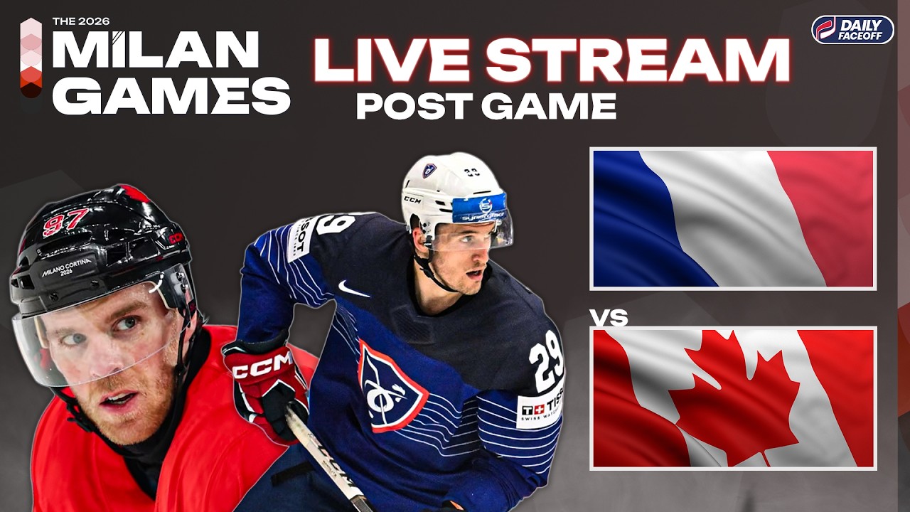 Canada vs France | Milan Games Post-Game Show w/ Tyler Yaremchuk & Jeff Marek