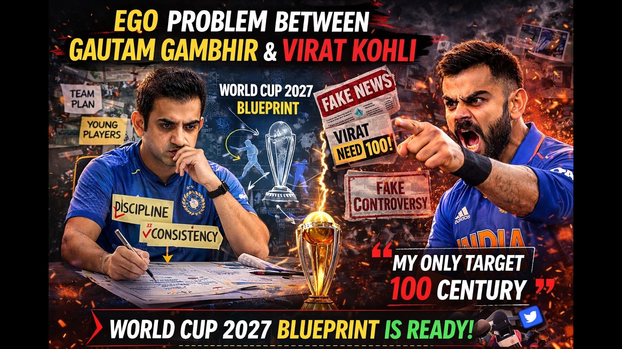 Gambhir vs Virat Kohli War ? Fake Media Exposed | World Cup 2027 Blueprint Ready |