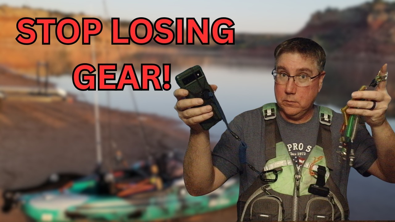 Don't Lose Your Gear! 🛠️ Kayak Fishing Leash Logic & Tether Hacks