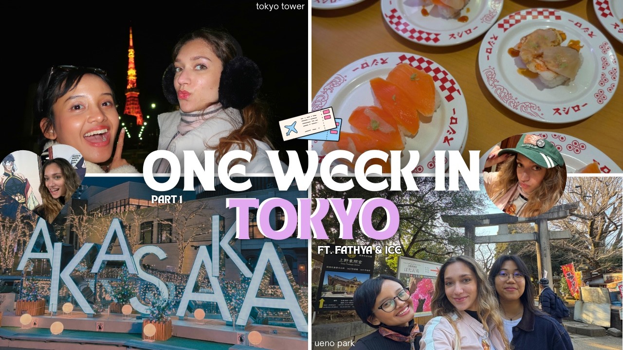 1 SEMAINE À TOKYO #1 | onarimon, ueno, akasaka 🍣🗼