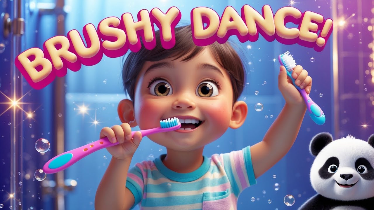 “Brushy Brushy Dance | Toddler Song for Brushing Teeth”