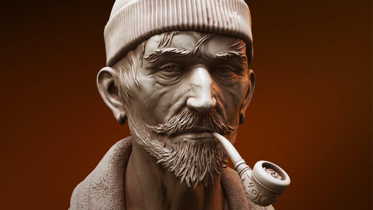 OLD SAILOR &ndash; 1:9 SCALE BUST
