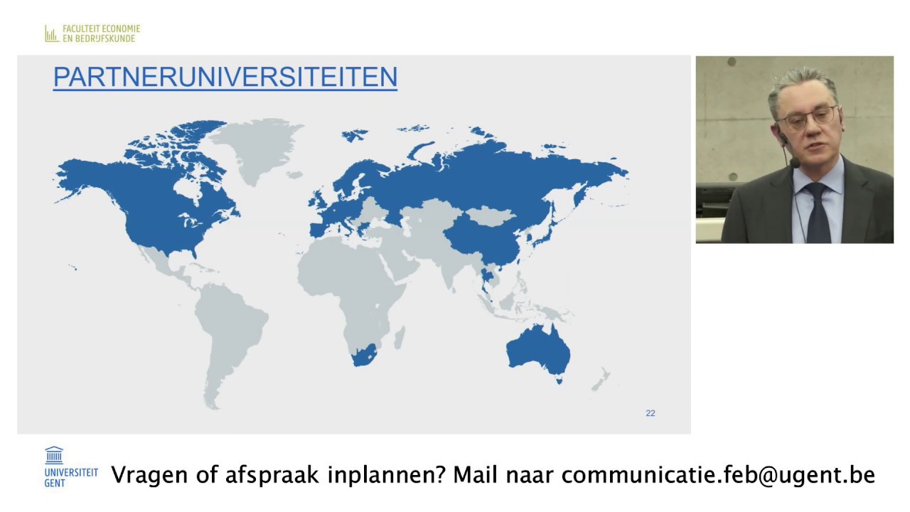 Presentatie bachelor Economie, Toegepaste economie en Handelsingenieur
