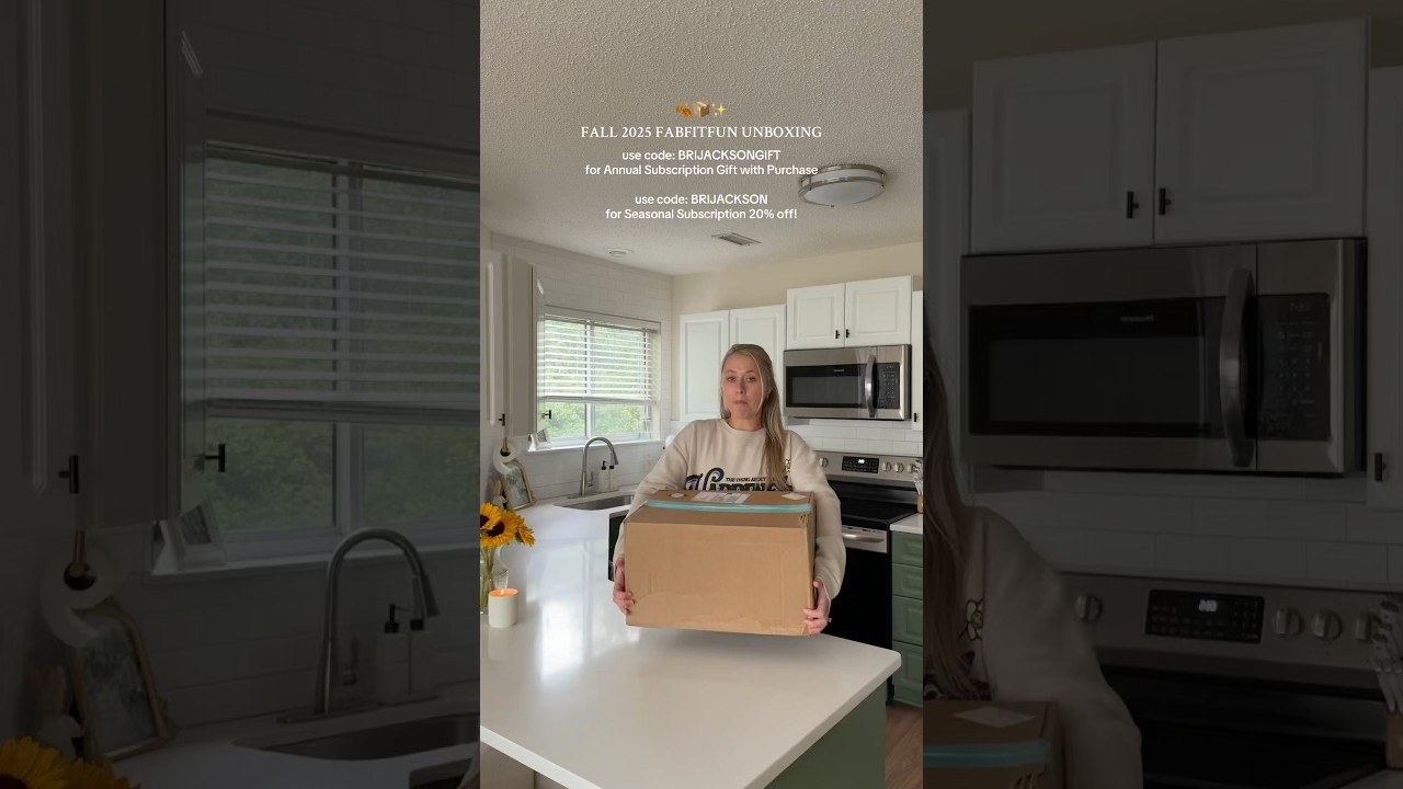 fall ​⁠@fabfitfun box unboxing! #fff #fabfitfun #discountcodes #unboxing #haul