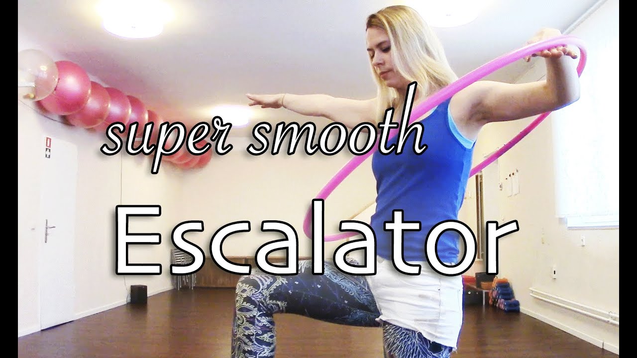 super smooth ESCALATOR | Hula Hoop Trick auf Deutsch | mit SLOMO