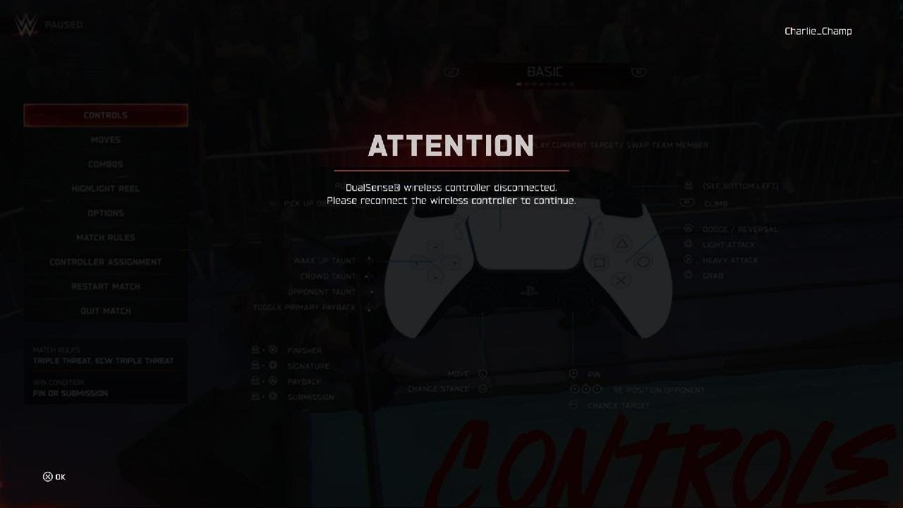 WWE 2K25_ECW: Kane v Joe Coffey v Aleister Black