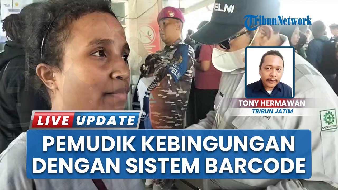 Pemudik di Pelabuhan Tanjung Perak Kebingungan Boarding Tiket Barcode, PT Pelni: Lama-lama Terbiasa