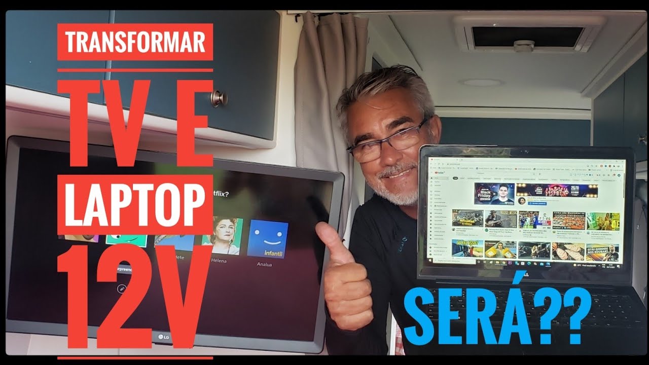 TV E LAPTOP 12V, saiba como transformar