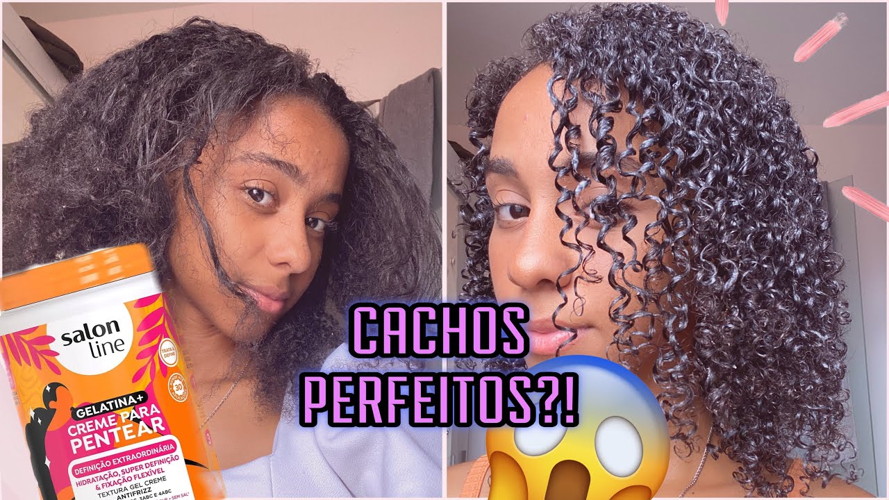TESTEI O MELHOR CREME DA SALON LINE! veja no que deu 😍😱