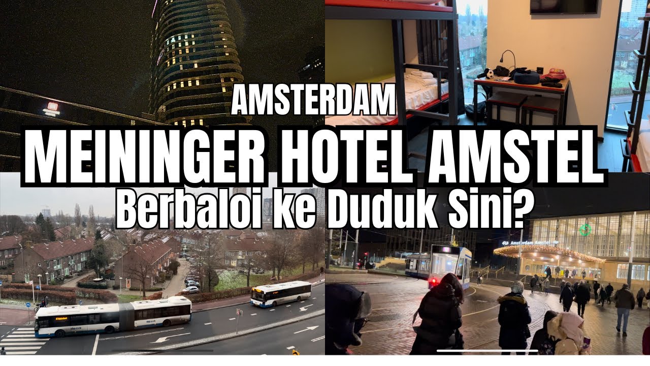 Meininger Hotel Amstel,Amsterdam | Family room-bilik unik bunkbed style hostel