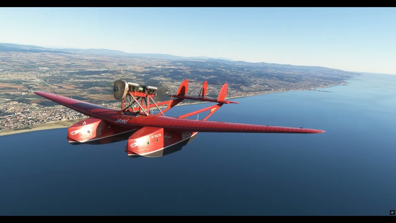 Gênova - Itália 🔁Herault - França - Hidroavião Savoia Marchetti S.55 (Jahú)