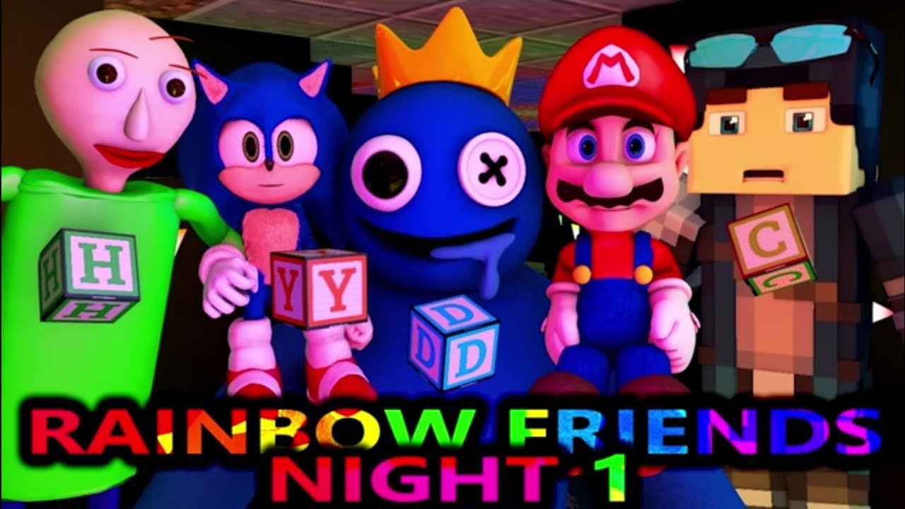 RAINBOW FRIENDS HAVE COME TO TOWN reaction to rainbow friends chapter 1 part 1