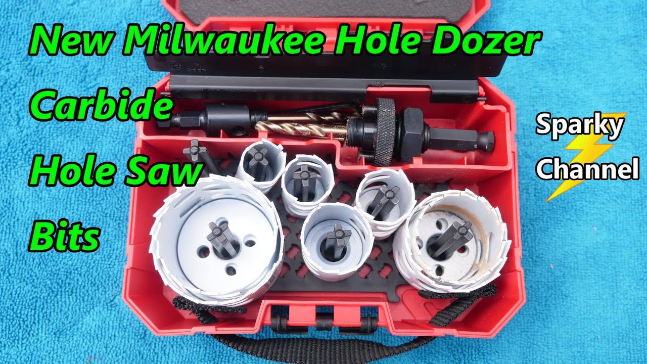New Milwaukee Carbide Hole Dozer Hole Saw Bits for Multi-Materials