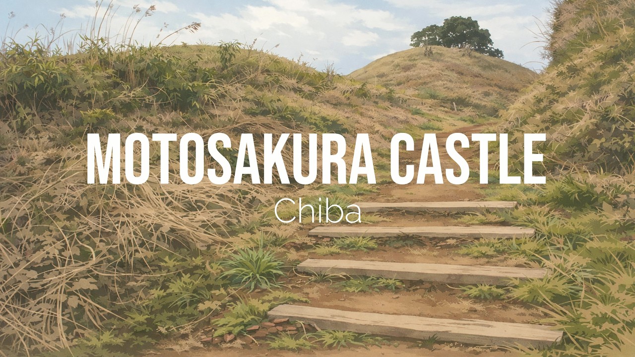 【4K】Motosakura Castle (Chiba) / 本佐倉城 (千葉)
