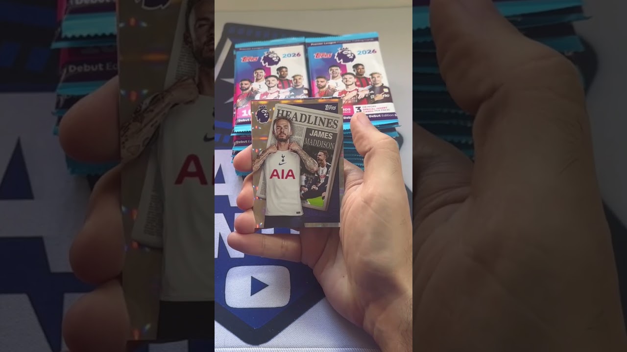 Luke O'Nien Rookie Blue Parallel! - Topps Premier League 2026  
