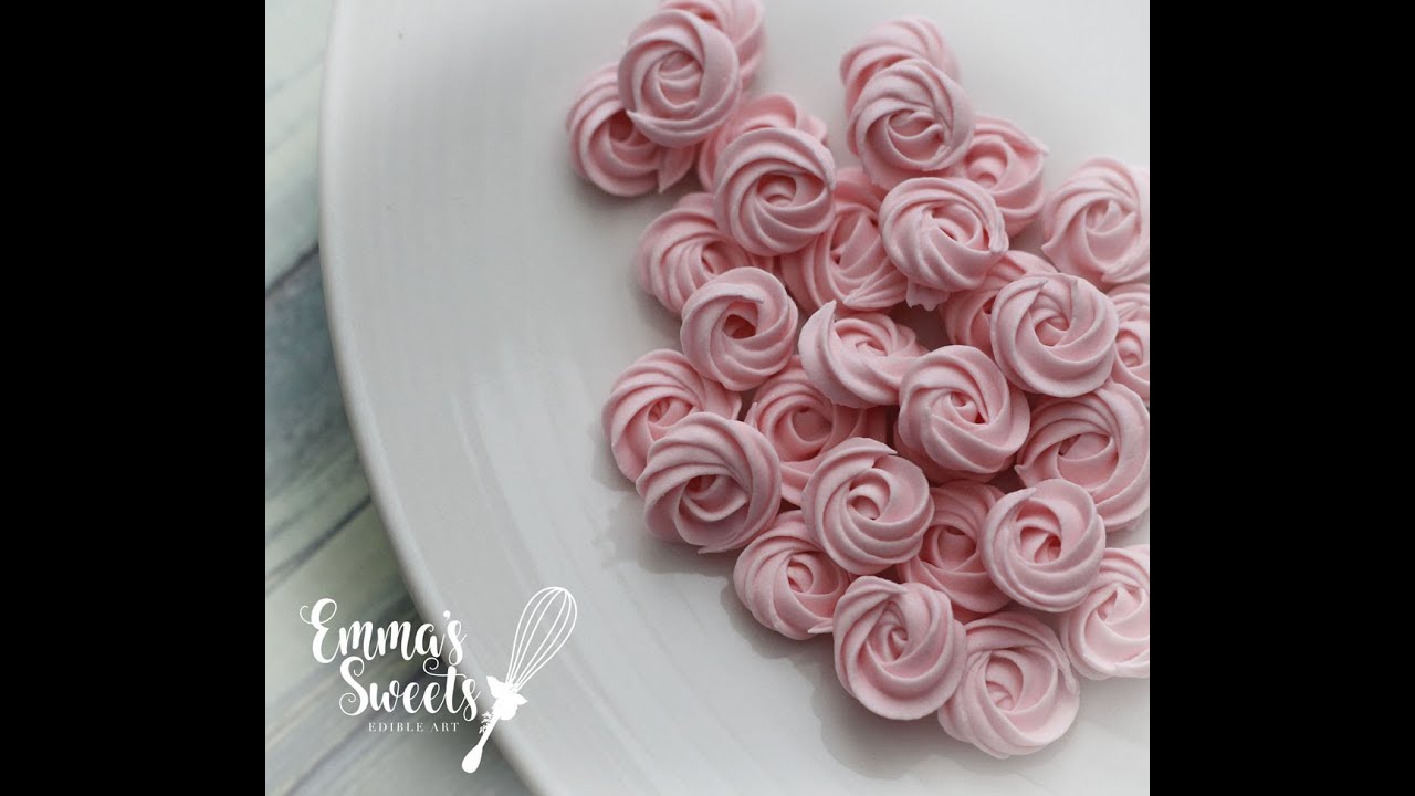 Royal Icing Rose Swirls by Emma's Sweets