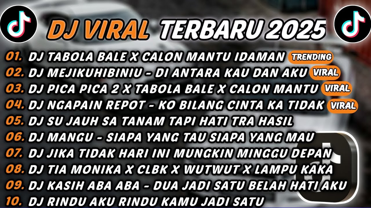 DJ TIKTOK TERBARU 2025 - DJ TABOLA BALE X CALON MANTU IDAMAN🎵DJ MEJIKUHIBINIU-DI ANTARA KAU DAN AKU🎵