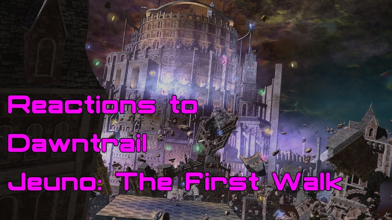 FFXIV Dawntrail Reactions: Jeuno - The First Walk (feat. @KrimsonKB )