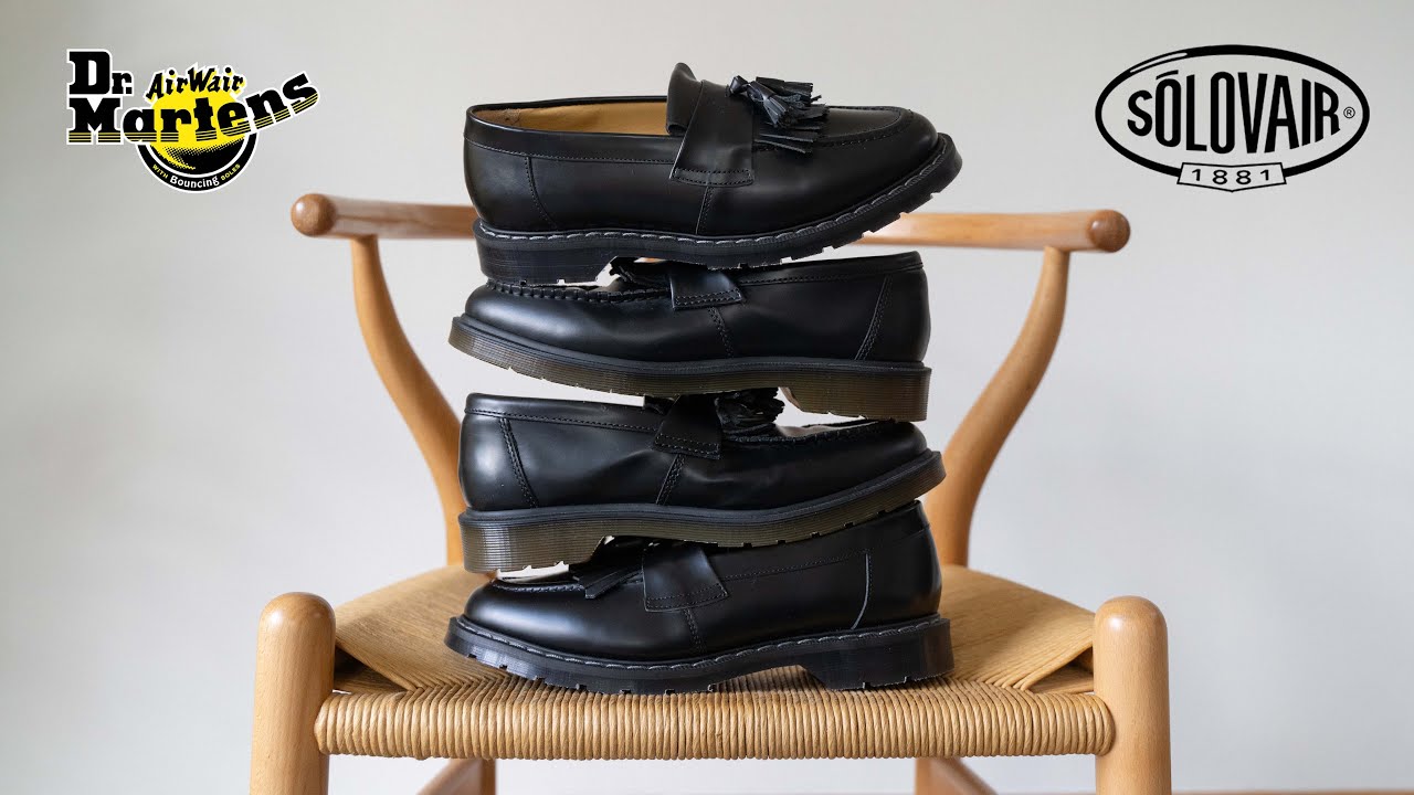 Лоферы Dr Martens Adrian VS Solovair с кисточками