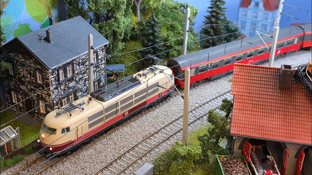 H0 Modelleisenbahn - Epoche IV - V Fahrvideo Februar 2026 (Teil2)